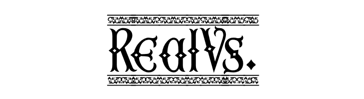 Fourth Reign PERSONAL USE ONLY Border Diamond  Free Fonts Download