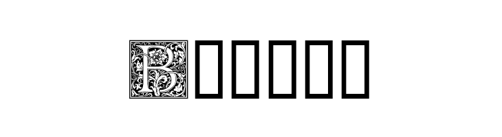 Goudy Initialen  Free Fonts Download