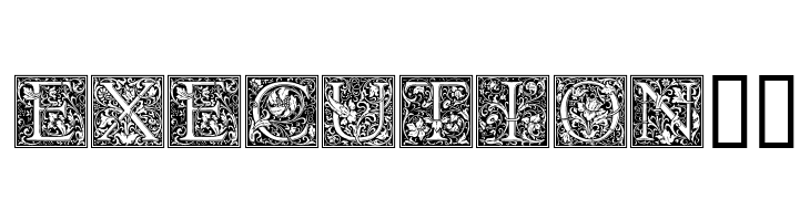 Goudy Initialen  Free Fonts Download