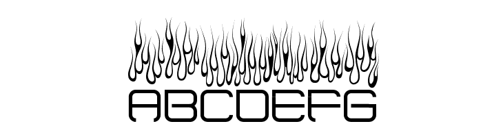 Up In Flames Too  Free Fonts Download
