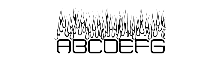Up In Flames  Free Fonts Download