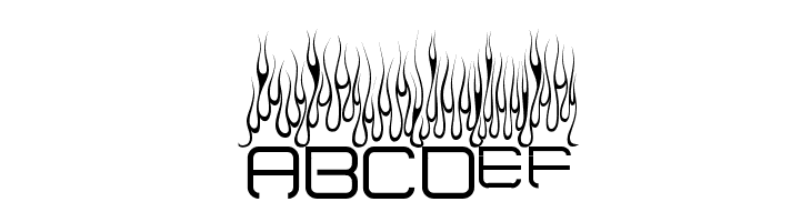 Up In Flames  Free Fonts Download