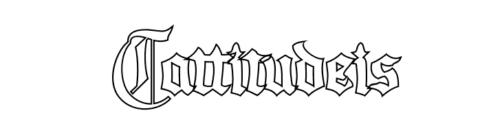 House of the Dragon PERSONAL Outline  Free Fonts Download