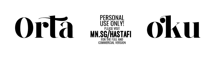 Hastafi Swash PERSONAL USE ONLY Regular  Free Fonts Download