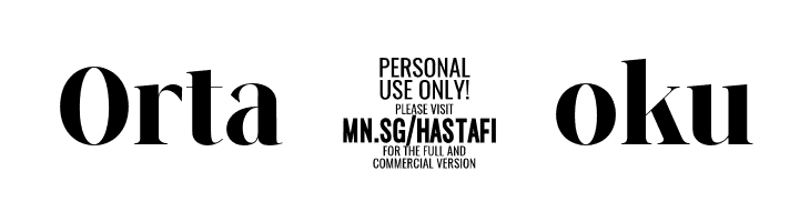 Hastafi PERSONAL USE ONLY Regular  Free Fonts Download