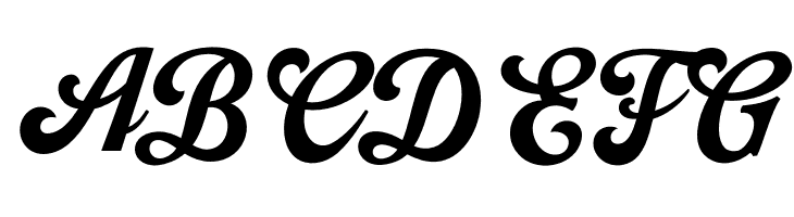 Alameda Script PERSONAL USE Regular  Free Fonts Download