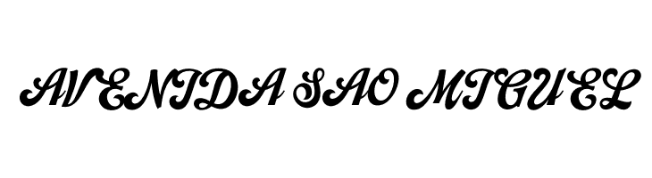 Alameda Script PERSONAL USE Regular  Free Fonts Download