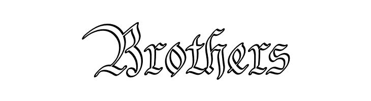Bavarian Outline PERSONAL Outline  Free Fonts Download
