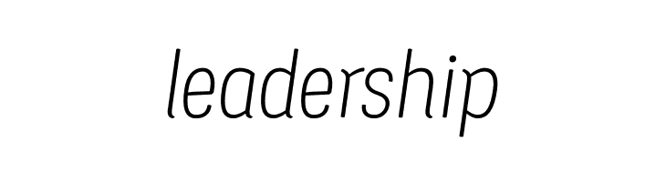 Ledare ExtraLight Italic PERSONAL USE ONLY  Free Fonts Download