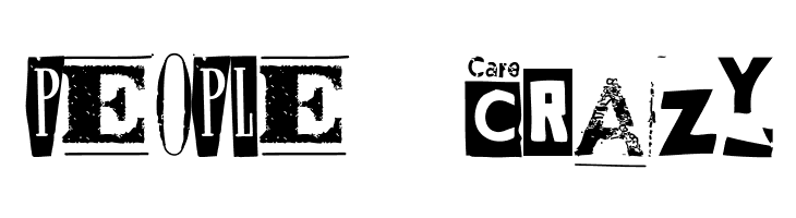 Anonymous Clippings  Free Fonts Download