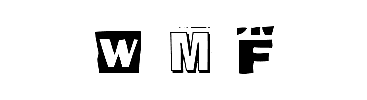 Anonymous Clippings  Free Fonts Download
