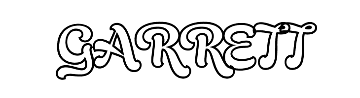 Gready PERSONAL USE ONLY Outline  Free Fonts Download