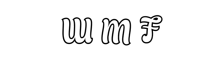 Gready PERSONAL USE ONLY Outline  Free Fonts Download