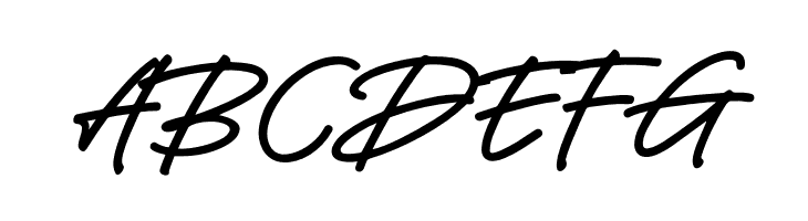 Black Signature PERSONAL USE ONLY Regular  Free Fonts Download