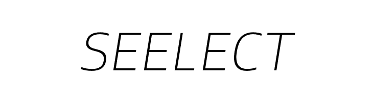 Famiar PERSONAL USE ONLY ExtraLight Italic  Free Fonts Download