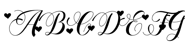 Stayola Heart PERSONAL USE Regular  Free Fonts Download