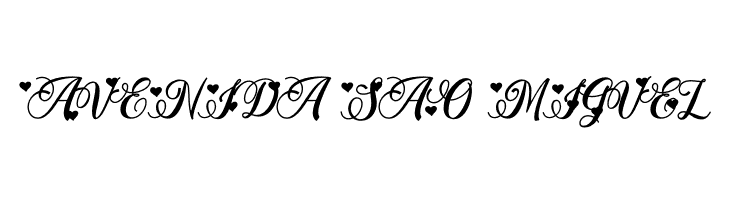 Stayola Heart Bold PERSONAL USE Regular  Free Fonts Download