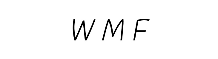 Mainland PERSONAL Light Italic  Free Fonts Download