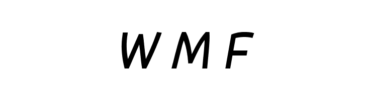 Mainland PERSONAL Medium Italic  Free Fonts Download