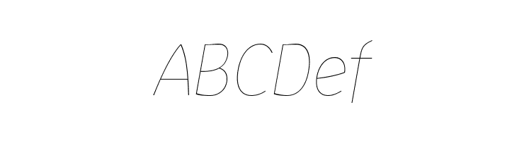 Mainland PERSONAL Thin Italic  Free Fonts Download