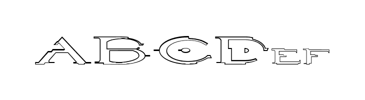 Halo OutlineRegular  Free Fonts Download