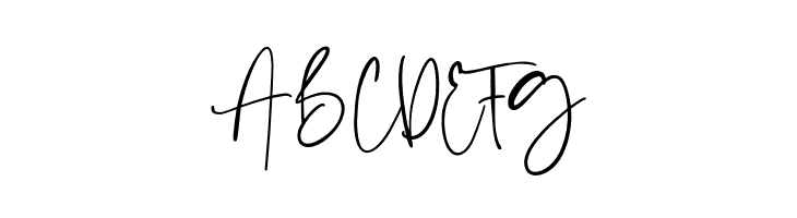 BostyaPersonalUse-Regular  Free Fonts Download