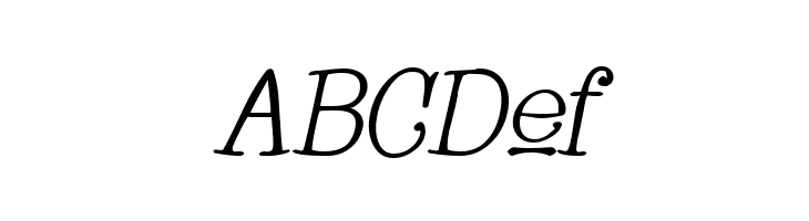 Whackadoo Upper Italic  Free Fonts Download