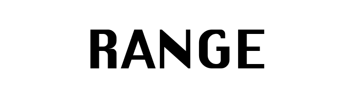 RANGE Virtue Font