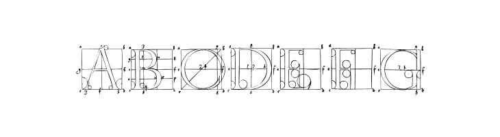 DuererLatinConstructionCapitals  Free Fonts Download