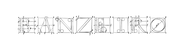 DuererLatinConstructionCapitals  Free Fonts Download