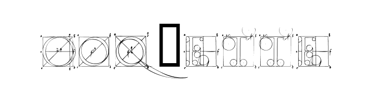 DuererLatinConstructionCapitals  Free Fonts Download