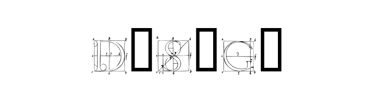 DuererLatinConstructionCapitals  Free Fonts Download