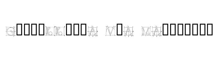 DuererLatinConstructionCapitals  Free Fonts Download