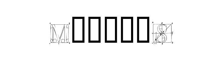 DuererLatinConstructionCapitals  Free Fonts Download