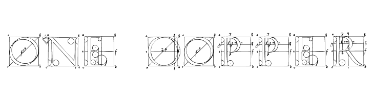 DuererLatinConstructionCapitals  Free Fonts Download