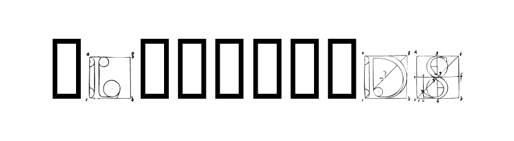 DuererLatinConstructionCapitals  Free Fonts Download