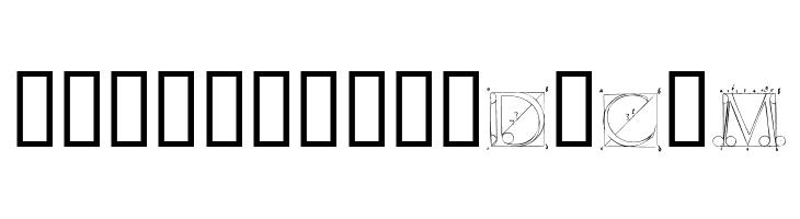 DuererLatinConstructionCapitals  Free Fonts Download