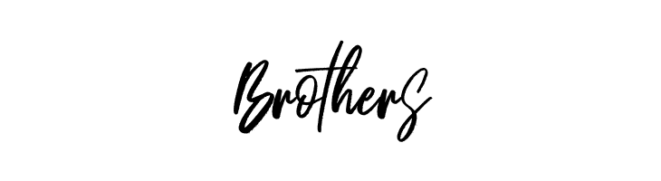 Brotthers Free  Free Fonts Download