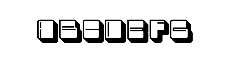 Bloxy Shadow  Free Fonts Download