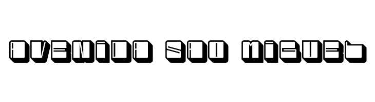 Bloxy Shadow  Free Fonts Download