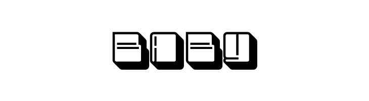 Bloxy Shadow  Free Fonts Download