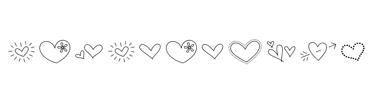MTFHeartDoodlePro  Free Fonts Download