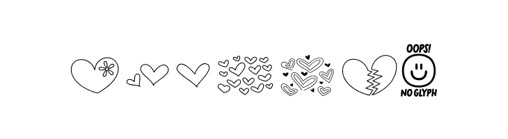 MTFHeartDoodlePro  Free Fonts Download