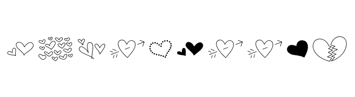 MTFHeartDoodlePro  Free Fonts Download