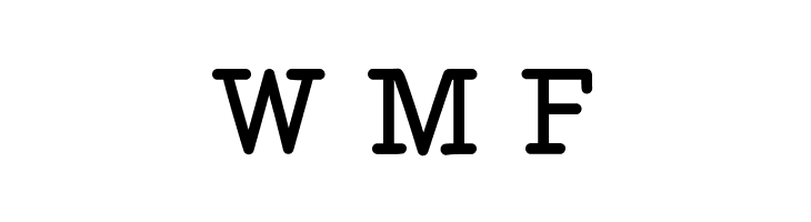 WigendaTypewrite-Bold  Free Fonts Download
