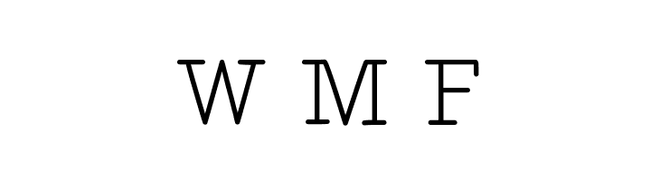 WigendaTypewrite  Free Fonts Download