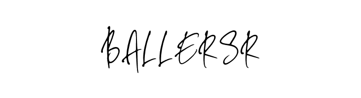 BallpointRush-Regular  Free Fonts Download