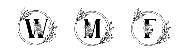 MAGNOLIA MONOGRAM  Free Fonts Download