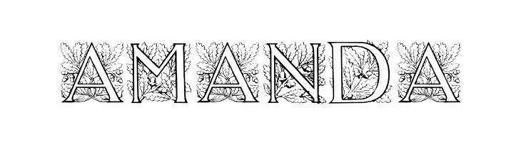 Acorn Initials  Free Fonts Download