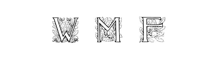 Acorn Initials  Free Fonts Download